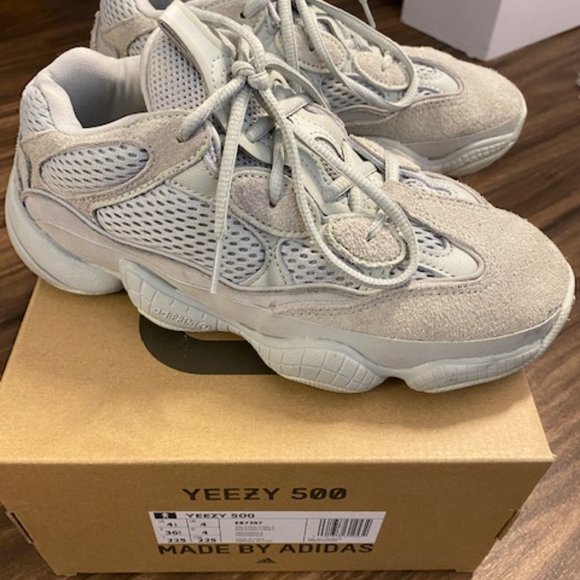 Yeezy Adidas 500 Salt Sneakers Shoes SZ 4.5 Mens / 5.5 Womens - Picture 1 of 12